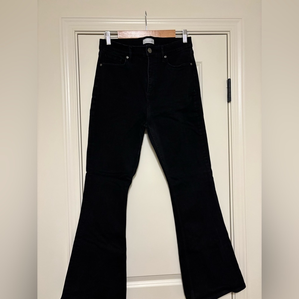 EUC - LOFT High Rise Flare Denim
